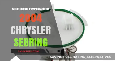 Chrysler Sebring 2004 Fuel Pump Location Guide: Find It Easily