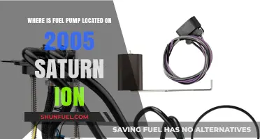2005 Saturn Ion Fuel Pump Location: A Quick Guide