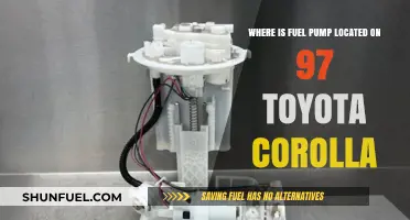 Locate the Fuel Pump in Your 1997 Toyota Corolla: A Guide