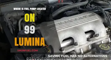 Finding the Fuel Pump Location in a 1999 Chevy Lumina