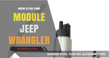 Where to Find the Fuel Pump Module in Jeep Wrangler