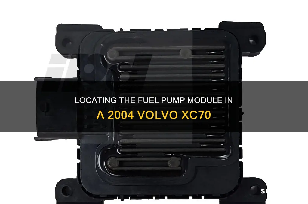where is fuel pump module located in 2004 volvo xc70