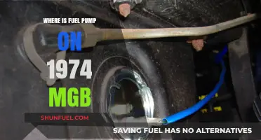 Locating the Fuel Pump on a 1974 MGB: A Guide