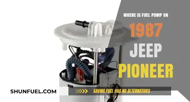Locating the Fuel Pump on a 1987 Jeep Pioneer: A Guide