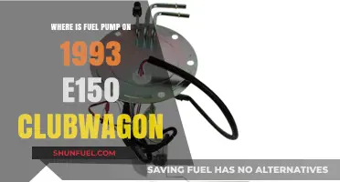 Locating the Fuel Pump on a 1993 E150 Clubwagon