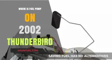 Locating the Fuel Pump on a 2002 Thunderbird: A Guide