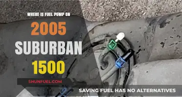 Locate the Fuel Pump on Your 2005 Suburban 1500 Easily