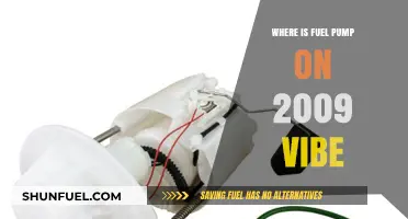 Locating the Fuel Pump in a 2009 Toyota Vibe