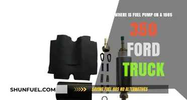 Locating the Fuel Pump on a 1985 Ford 350 Truck
