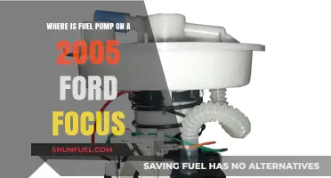 Locating the Fuel Pump in a 2005 Ford Focus: A Guide