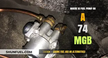 Locating the Fuel Pump on a 1974 MGB: A Quick Guide