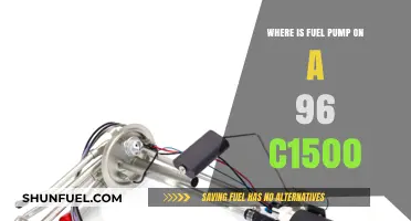 Locating the Fuel Pump on a 1996 Chevy C1500 Truck