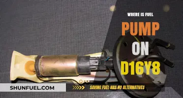 Locating the Fuel Pump on a D16Y8 Engine: A Guide