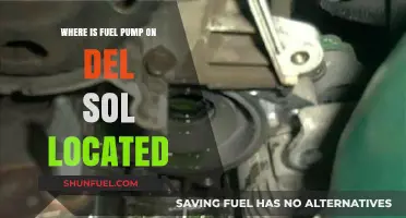 Finding the Fuel Pump Location in Your Honda Del Sol