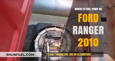 Locating the Fuel Pump on a 2010 Ford Ranger: A Guide