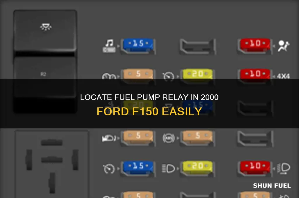 where is fuel pump relay 2000 f150