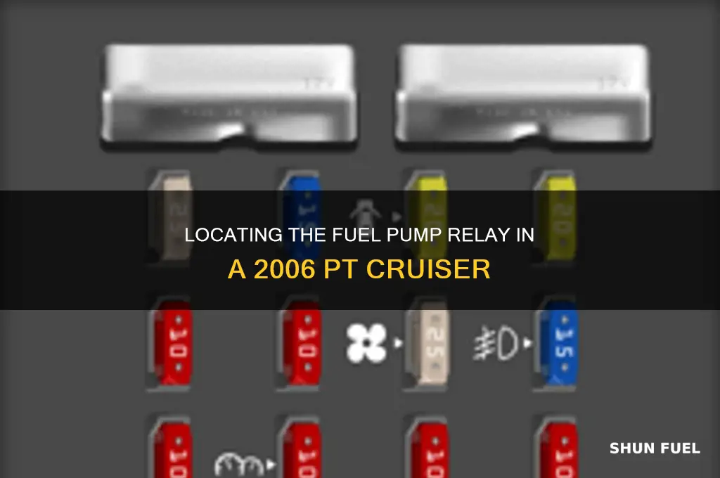 where is fuel pump relay 2006 pt cruiser