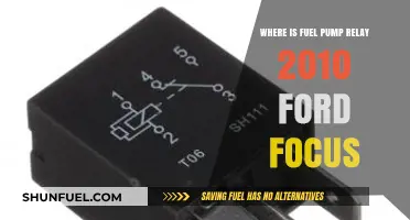 Locate Fuel Pump Relay in 2010 Ford Focus: A Quick Guide