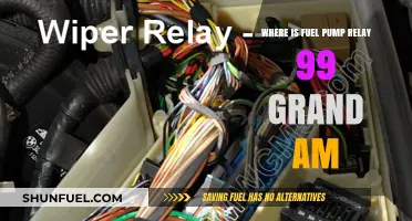 Locating the Fuel Pump Relay in a 1999 Grand Am
