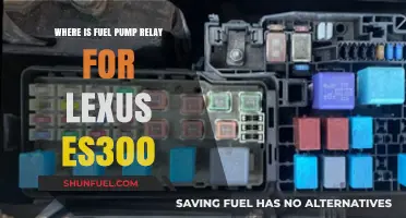 Locating the Fuel Pump Relay in a Lexus ES300: A Guide