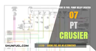 Locate the Fuel Pump Relay in a 2007 PT Cruiser