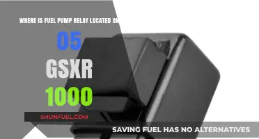 Locate the Fuel Pump Relay on Your 2005 GSXR 1000