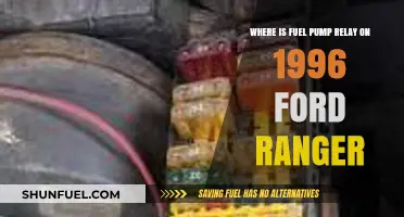 Locating the Fuel Pump Relay in a 1996 Ford Ranger