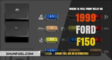 Locating the Fuel Pump Relay on a 1999 Ford F150