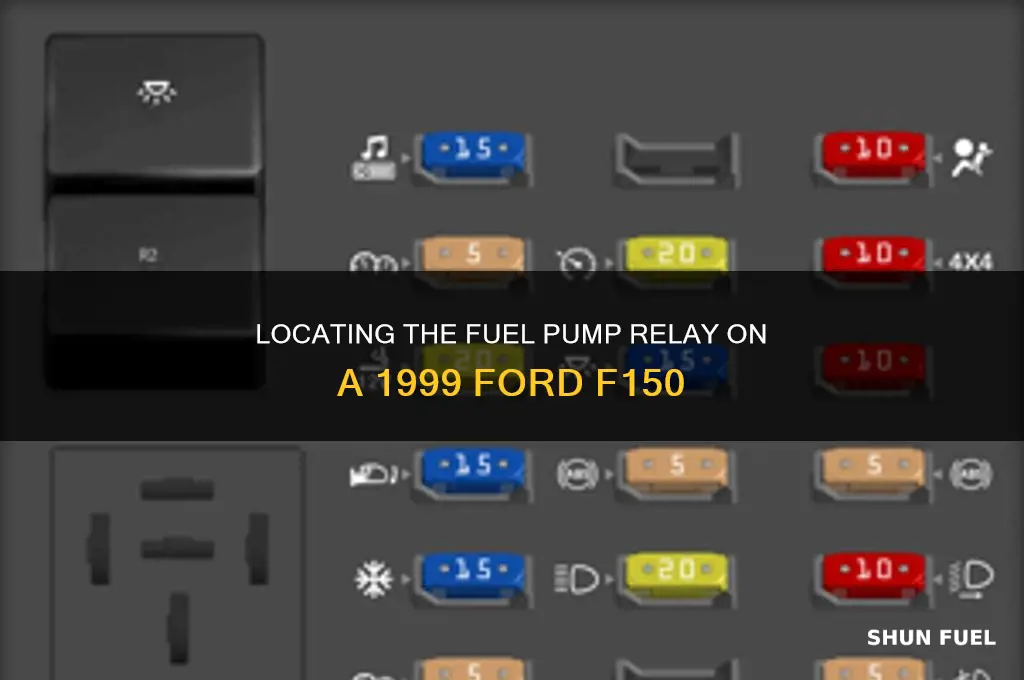where is fuel pump relay on 1999 ford f150