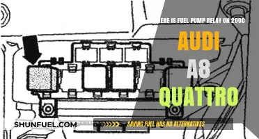 Locate the Fuel Pump Relay in Your 2000 Audi A8 Quattro