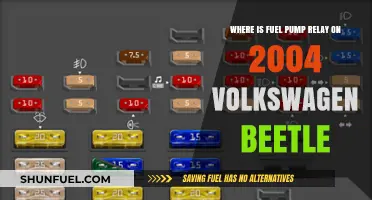 Locate the Fuel Pump Relay in Your 2004 VW Beetle
