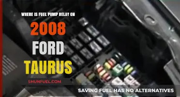 Locate the Fuel Pump Relay in Your 2008 Ford Taurus