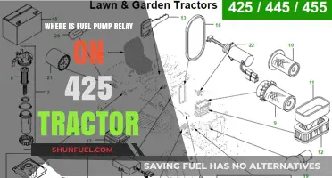 Locating the Fuel Pump Relay on Your 425 Tractor: A Guide