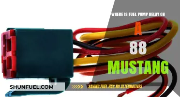 Locate the Fuel Pump Relay in Your 1988 Ford Mustang