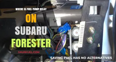Locate Subaru Forester Fuel Pump Relay: A Quick Guide
