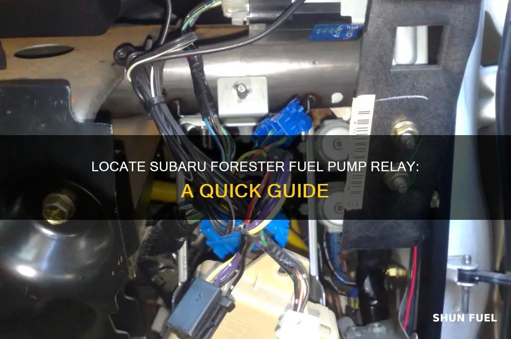 where is fuel pump relay on subaru forester