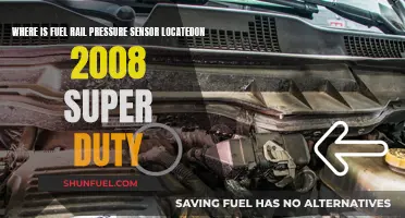 Fuel Rail Pressure Sensor: 2008 Super Duty Sensor Location Guide