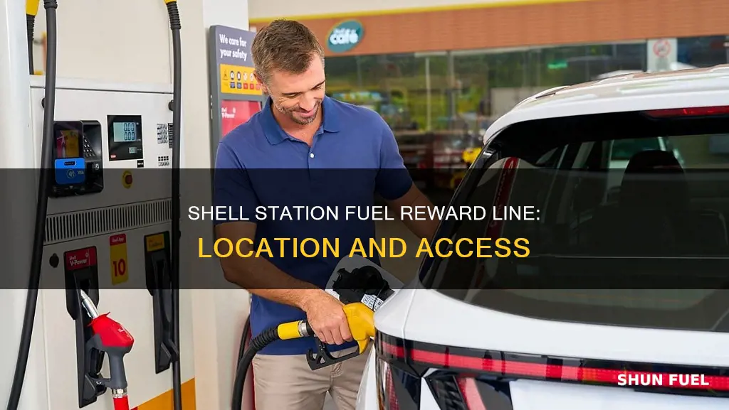 where is fuel reward line in shell station