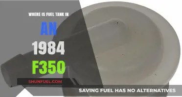 Finding the Fuel Tank in a 1984 F350