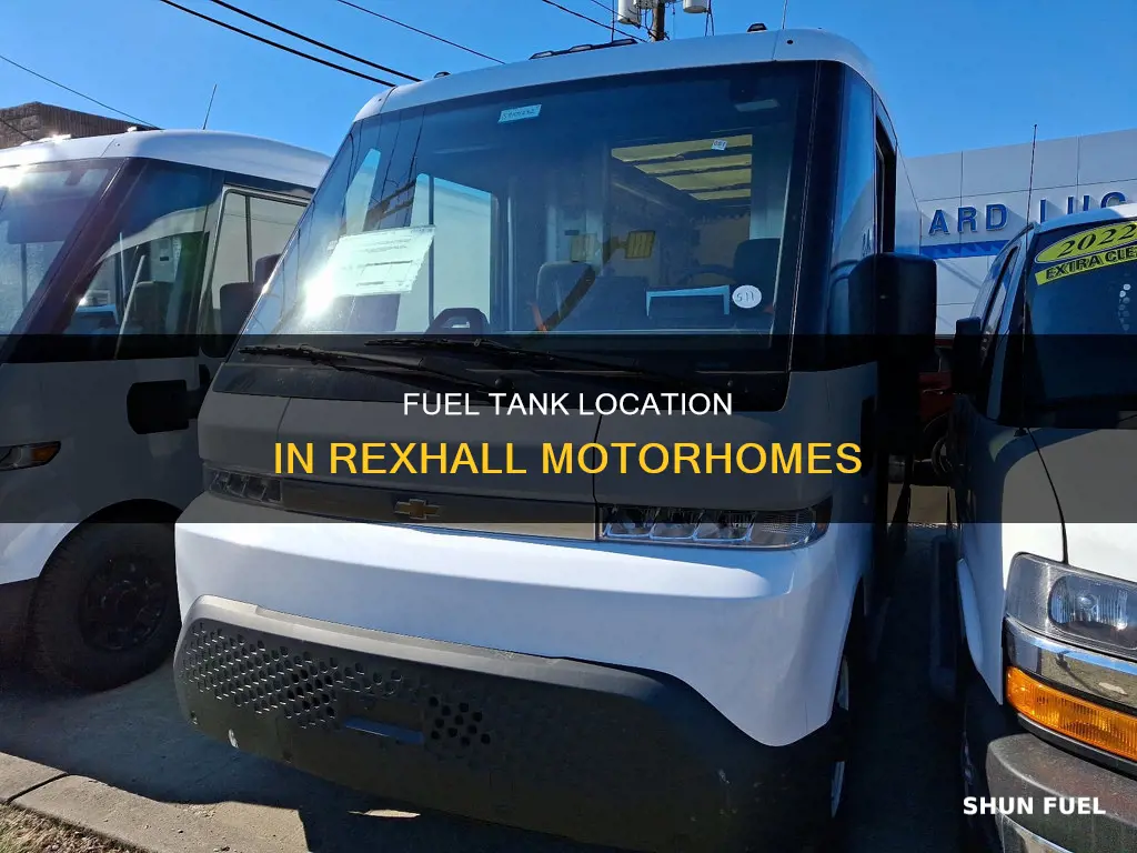 where is fuel tank on a rexhall motorhome