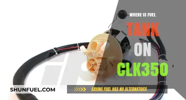 Fuel Tank Location: CLK350 Edition