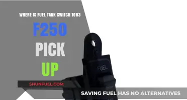 Locating the Fuel Tank Switch in a 1983 F250 Pickup