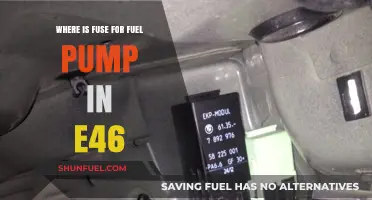BMW E46 Fuel Pump Fuse Location: A Quick Guide