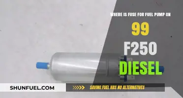 Locating the Fuel Pump Fuse on a 99 F250 Diesel