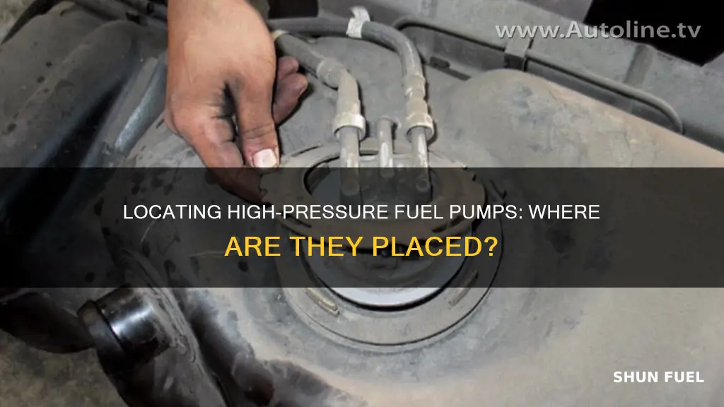 where is high pressure fuel pump located