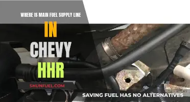 Chevy HHR Fuel Supply Line: Where Is It?