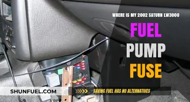 Saturn LW300 2002 Fuel Pump Fuse Location Guide