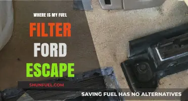 Locating Your Ford Escape's Fuel Filter