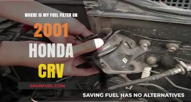 Fuel Filter Location in 2001 Honda CRV