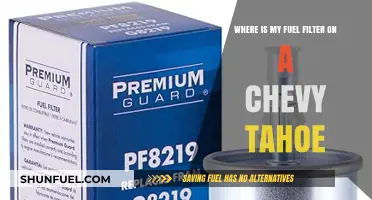 Locating the Fuel Filter in Your Chevy Tahoe